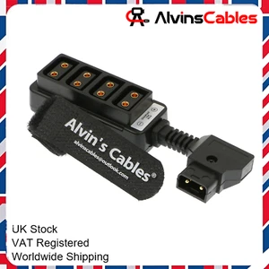 Cable de alimentación ultracorto para divisor ARRI Dtap macho a 4 puertos Dtap hembra 10 cm - Imagen 1 de 8