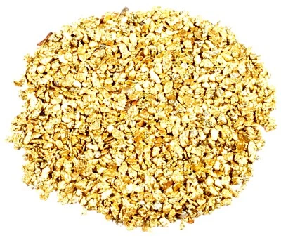 0.125 GRAMS ALASKAN YUKON BC NATURAL PURE GOLD NUGGETS #30 MESH FREE SHIPPING - Image 1 of 4