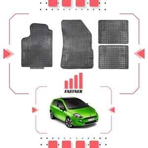 Fastner 4er Set Fußmatten Autoteppiche Gummimatten nach Maß für Fiat Grande Punto - Bild 1 von 6