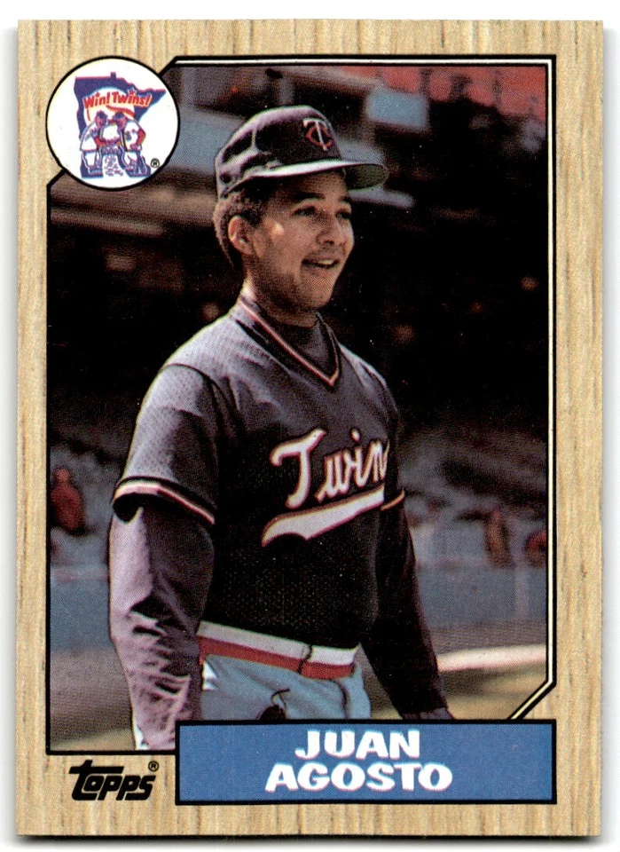 1987 Topps Juan Agosto b Minnesota Twins #277 - Image 1 of 2