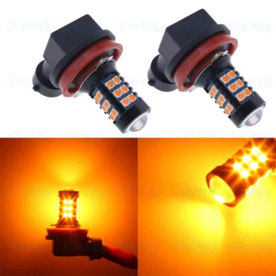 2700k Nice Amber Yellow High Power H8 H11 H16 LED Driving Fog Light DRL Bulbs - Image 1 of 4