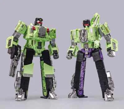 Mecha Invasion Devastator Set C GLA-05 Bonecrusher GLA-06 Scavenger Action toy - Image 1 of 4
