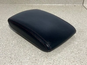 15-21 Subaru Impreza WRX Center Console Armrest Storage Lid Red Stitching - Picture 1 of 3