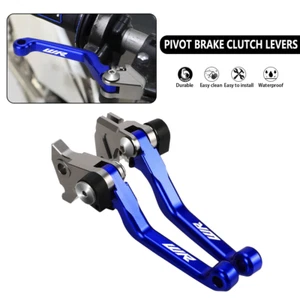 WR Pivot Brake Clutch Levers For YAMAHA WR200 WR250 R/Z/X/F WR450/426F Blue NEW - Picture 1 of 10