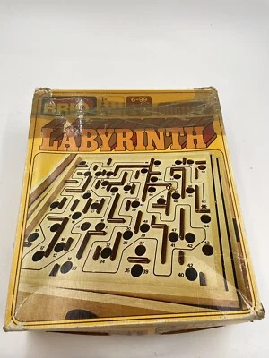 Vintage Brio Original Labyrinth Wooden Maze Metal Roller Ball Game 35310 Sweden - Image 1 of 4
