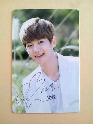 K Pop EXO K M Nature Republic "Official" Photocard Photo Card - Baekhyun - Image 1 of 2