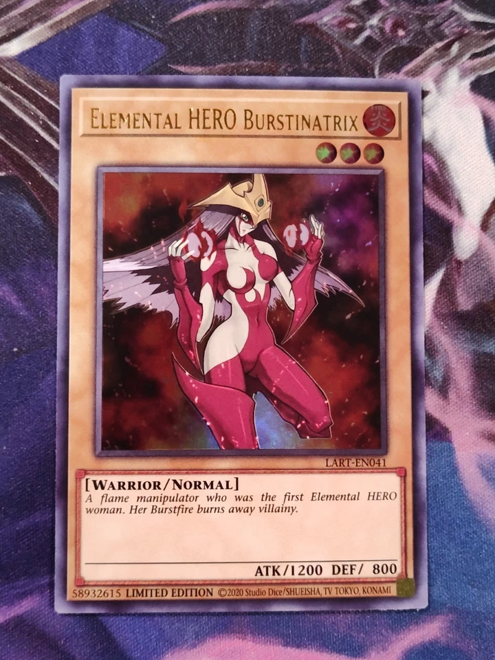 Elemental Hero Burstinatrix - The Lost Art Promotion - LART-EN041 - Image 1 of 3