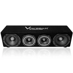 VOICEBOX® - VOICEBAR Contenitore Midrange Profilo Slim Alta Uscita Proiettili Argento - Foto 1 di 3