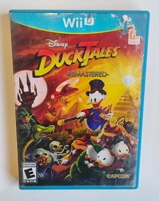 DuckTales Remastered Nintendo Wii U 2013 Disney Video Game COVER TEARS & WEAR  - Image 1 of 4