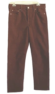 Genuine Quality Levi's Premium Jeans 28 x28 Corduroy Rust Comfortable Versatile - Picture 1 of 7