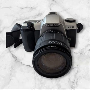 Pentax ZX-30 35mm SLR Film Camera with Tamron Zoom Lens 28-105mm - Picture 1 of 12