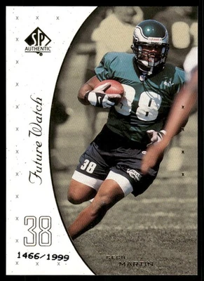 1999 SP Authentic #137 Cecil Martin RC /1999 - FB - Image 1 of 2