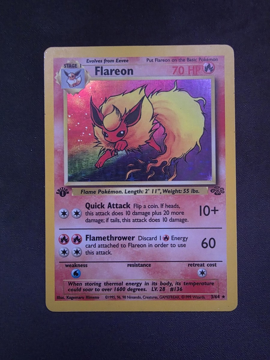 Pokémon TCG 1st Edition Holo Rare Individual Collectible