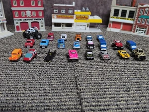 Micro macchine costruzioni e auto d'epoca Galoob scene di città 1989  - Foto 1 di 12