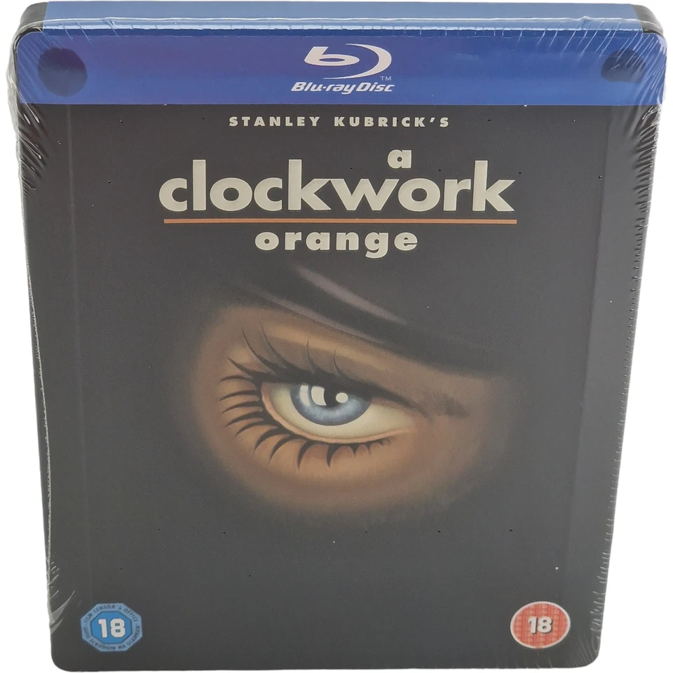 a Clockwork Orange Blu-ray Steelbook 1971 Stanley Kubrick Movie Classic