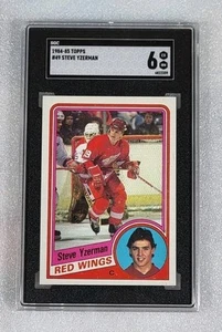 1984-85 Topps Steve Yzerman SGC 6 EX/NM RC #49 - Foto 1 di 2