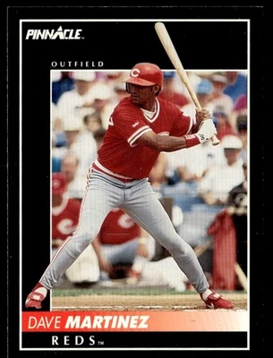 1992 Pinnacle Dave Martinez Cincinnati Reds #397 - Image 1 of 2