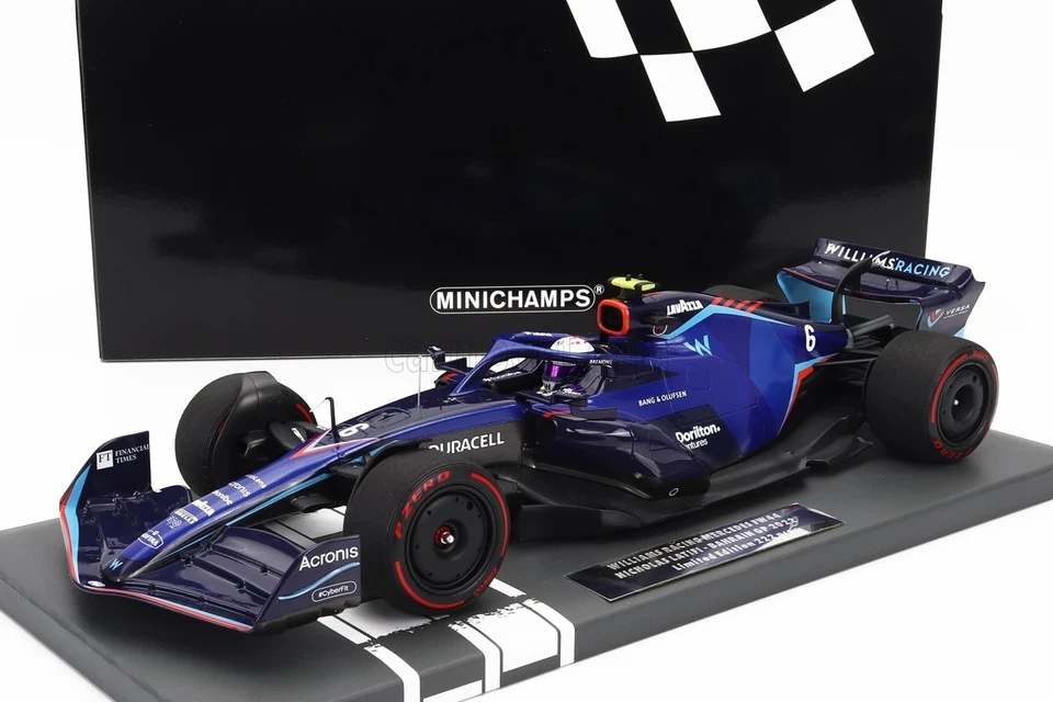 Williams Corsa FW44 #6 Bahrain F1 Gp 2022 Latifi MINICHAMPS 117220106 1 18