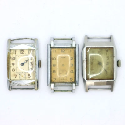 Reloj Proyecto Three Lavina Tank Rectángulo 15J y 17J Cromado e Inoxidable Foto 1 de 4