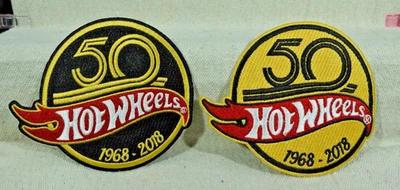Hot Wheels lotto di 2 toppe 50 anni - Immagine 1 di 3