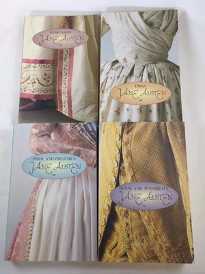 Jane Austen 4 Book of Month Club Paperback Books 1996 - Emma Persuasion Pride + - Image 1 of 4