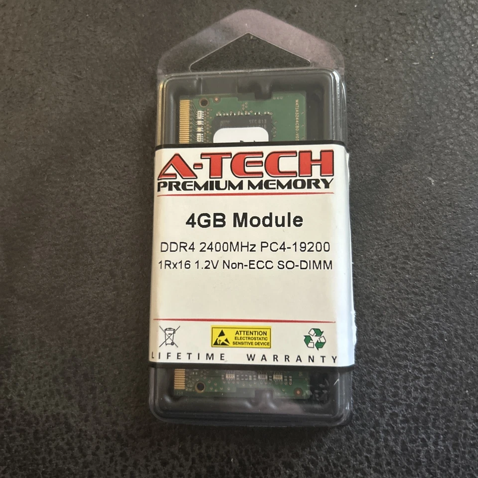 4GB DDR4 2400MHz PC4-19200 - Image 1 of 1