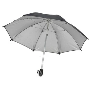 Camera Umbrella with Hot Shoe Base for Protection Against Sun and Elements - Picture 1 of 8