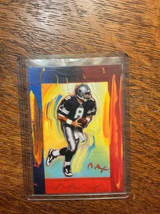 1997 Topps Gallery Troy Aikman #PM8 Peter Max Serigraphs Dallas Cowboys - Picture 1 of 2