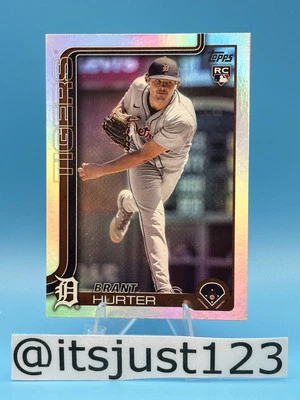 2025 Topps Series 1 #348 Rainbow Foil Brant Hurter (RC) - Image 1 of 2