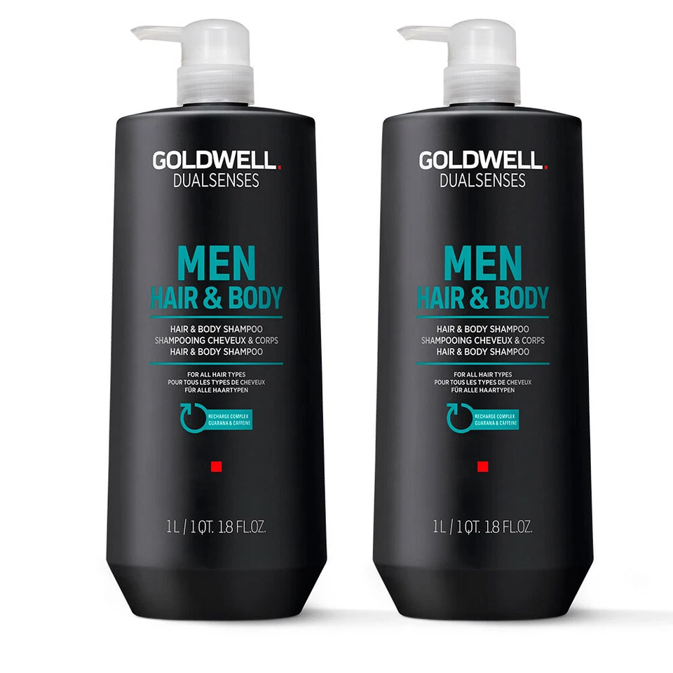 Goldwell Dualsenses Men Hair & Body Shampoo 2x1000 ml = 2000ml Männer Shampoo DE - Bild 1 von 1