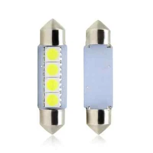 FIT RENAULT Auto Led 4Smd 272 239 Targa Festone C5W 39mm Lampadine Interne - Foto 1 di 20