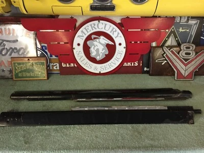 Ford Crown Victoria 1955 1956 ventana trasera adorno molduras con acero inoxidable L & R Foto 1 de 4