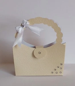 Handtasche Geldgeschenk Geschenkbox Geschenkverpackung Handgefertigt - Bild 1 von 11