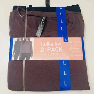 Lukka Lux Ladies' 2-Pack Long Sleeve Active Tee, Choose size&color, NWT - Picture 1 of 12