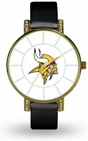 NEW! MINNESOTA VIKINGS WOMEN'S LUNAR WATCH LICENSED Cover