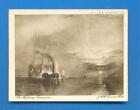 CELEBRATED PICTURES.No.10.THE FIGHTING TEMERAIRE.WILLS CIGARETTE CARD 1916