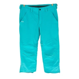 Under Armour Pants Womens Large Blue Performance Snow Outdoor Ski Snowboard - Picture 1 of 18