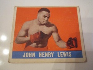 1948 JOHN HENRY LEWIS LEAF BOXING CARD #33 - BOX ZZZ