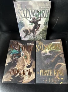 Forgotten Realms Transitions Trilogy R.A. Salvatore Drizzt Hardcover Set Fantasy - Picture 1 of 9
