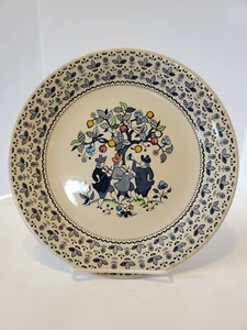 Johnson Brothers SUGAR AND SPICE Blue Ironstone Dinner Plate 10" pattern 4413   - Picture 1 of 9