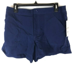 Maxine Of Hollywood Women's Standard 3" Woven Swim Boardshorts, Navy, 12 - Picture 1 of 3