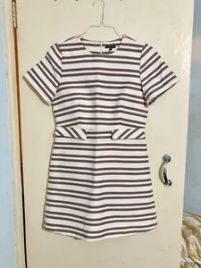 Womens New Size 12 Canvas Short Dress by Warehouse - Picture 1 of 9
