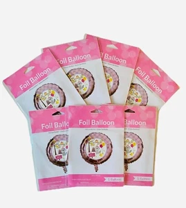7pcs Happy Woodland Girl 18-inch Foil Balloon Girls Birthday Party Decorations - Picture 1 of 4