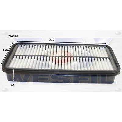 WESFIL AIR FILTER FOR COROLLA AE 5AFE 4AGE CE 2C-III RAV4 SXA 3SFE 1989 ON - image 1 of 1