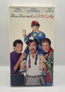 Three Men And A Little Lady VHS 1990 Steve Guttenberg Tom Selleck Ted Danson - Picture 1 of 3