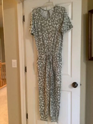 Exuberante Mono para Mujer Hecho en EE. UU. Cordón Cintura Jogger Pierna Talla S Foto 1 de 4