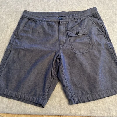 Bermuda masculina de algodão Armani Exchange cinza 5 bolsos tamanho 36 - Imagem 1 de 4