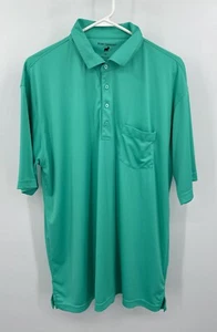 Horn Legend Green Stretch Polo Mens Sz XL - Picture 1 of 5