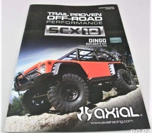 Axial SCX10 Dingo Kit Builder's Instruction Manual AX90021 Scale Rock Crawler - Picture 1 of 3