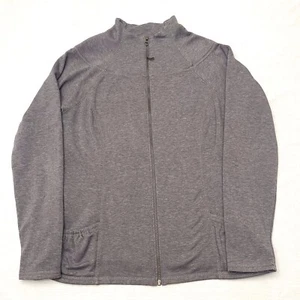 Zella Women’s Gray Full Zip Athletic Sweater Size Medium (?) - Picture 1 of 6